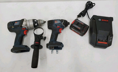Bosch 18V Tool Set -- Drill (HDH181X) and Impact Driver (25618)