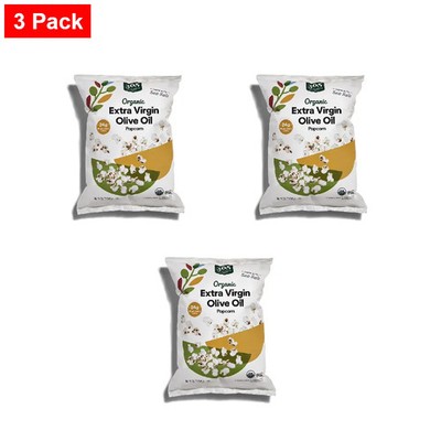365 By WFM, Organic Extra Virgin Olive Oil And Sea Salt Popcorn,5 Ounce-3 Pack