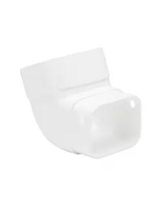 Amerimax Home Products  2 in. x 3 in. White Vinyl Downspout Gutter A-Elbow M0627