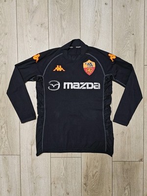 AS ROMA 2002 2003 THIRD VINTAGE LONG ZEBINA FOOTBALL SHIRT SOCCER