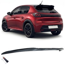 Heckspoiler Dachspoiler Für Peugeot 208 II 2019-2023 / Spoiler Schwarz Glanz