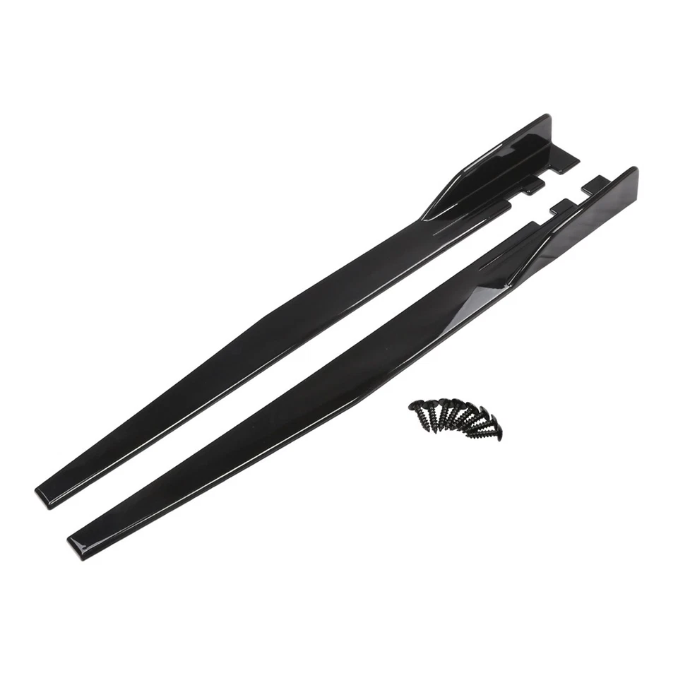 Gloss Black Front Bumper Lip Spoiler + Side Skirt For Subaru Impreza WRX STI BRZ - Изображение 3 из 4