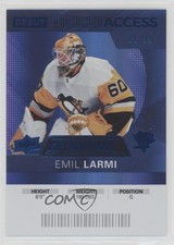 2021-22 Credentials 2020-21 Debut Ticket Access Blue 25/99 Emil Larmi #78 0r6j