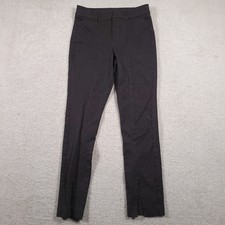 Old Navy High Rise Pixie Split Hem Pants Women's 4 Gray Stretch