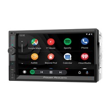 Power Acoustik CPAA-70MW 7  Double 2 DIN Receiver Wireless CarPlay/Android Auto