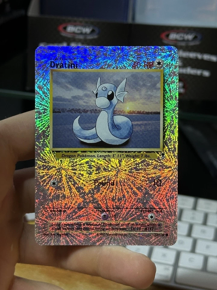 Dratini 72/110 Legendary Collection 2002 Reverse Holo Pokémon Card TCG - Image 3 of 4