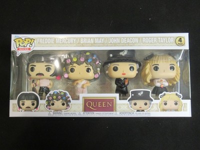 Queen I Want to Break Free Funko Pop Rocks 4 pack Freddie, Brian, John, Roger