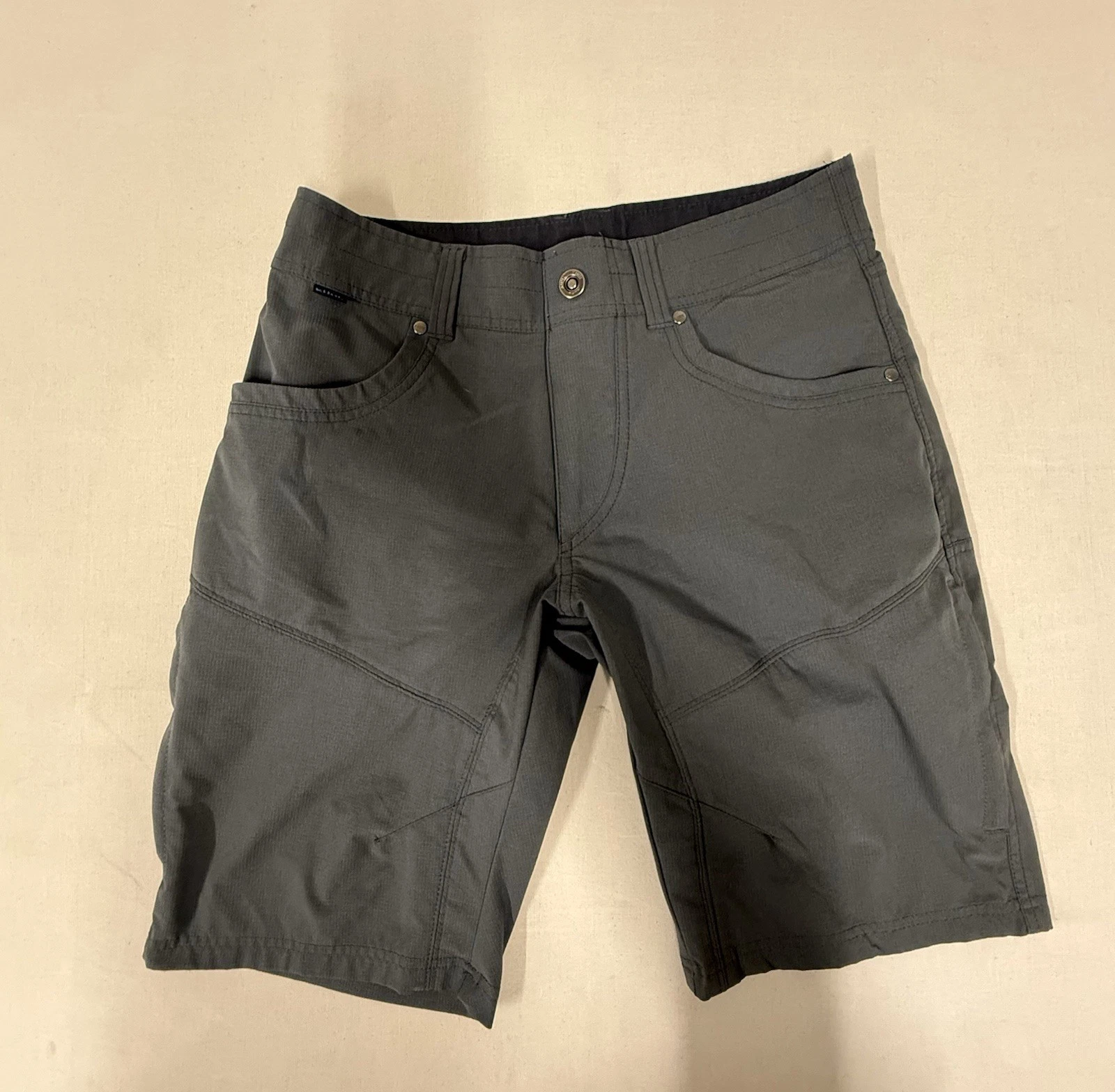 KUHL Shorts Mens 30 Gray Silencr Cargo Hiking Outdoor Ripstop 5230 89