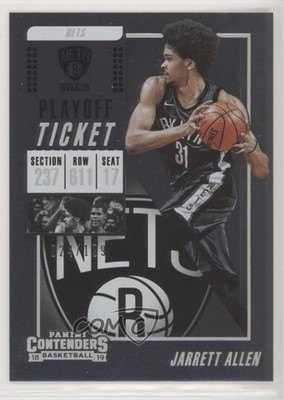 2018-19 Panini Contenders Playoff Ticket 24/199 Jarrett Allen #82 8k4