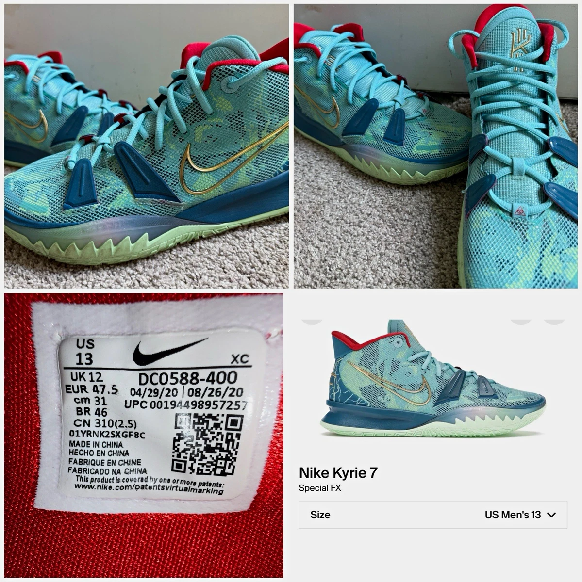 Nike Kyrie 7 Preheat Special FX for Sale | Authenticity Guaranteed