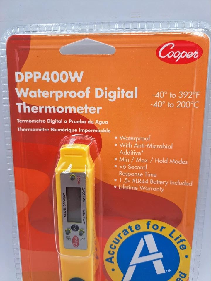 Cooper Atkins DPP400W Termómetro Digital de Cocina Impermeable Nuevo Foto 3 de 4