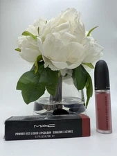 MAC Powder Kiss Liquid Lipcolour Lipstick 989 Mull It Over .17oz / 5ml