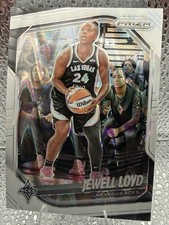 2025 Panini Prizm WNBA #57 Jewell Loyd White Seismic Prizms