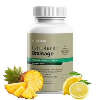 SculptiqueLymphatic Drainage Capsules Vegan Non-GMO Dietary Supplement60Capsules