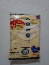Gerber Baby Bear Theme 4-Pack W/ I m A Gerber Baby Bib 100 Cotton Brand New