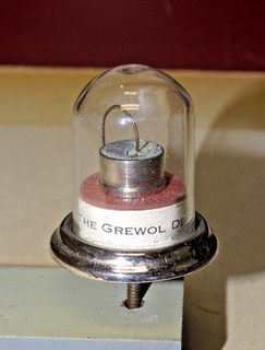 Grewol Crystal Radio Detector w/ Glass Dome Nice