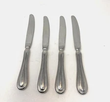 Calderoni Oxford Dinner Knife 18/10 Stainless 9 1/4" Lot 4 Italy