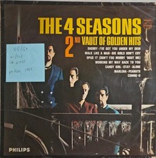 The Four Seasons 2nd Vault Of Golden Hits Vinyl Record VG/G+ BL7751 1966