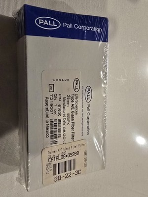 Pall/Gelman Sciences Type A/E Glass Fiber 1.0 µm 25mm Filter -NEW 500 Pk-