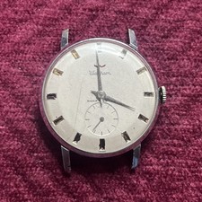 Vintage Waltham Men’s Silver Tone 34mm parts/Repair