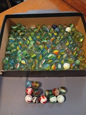 LARGE LOT OF 2 LB OLDER MARBLES