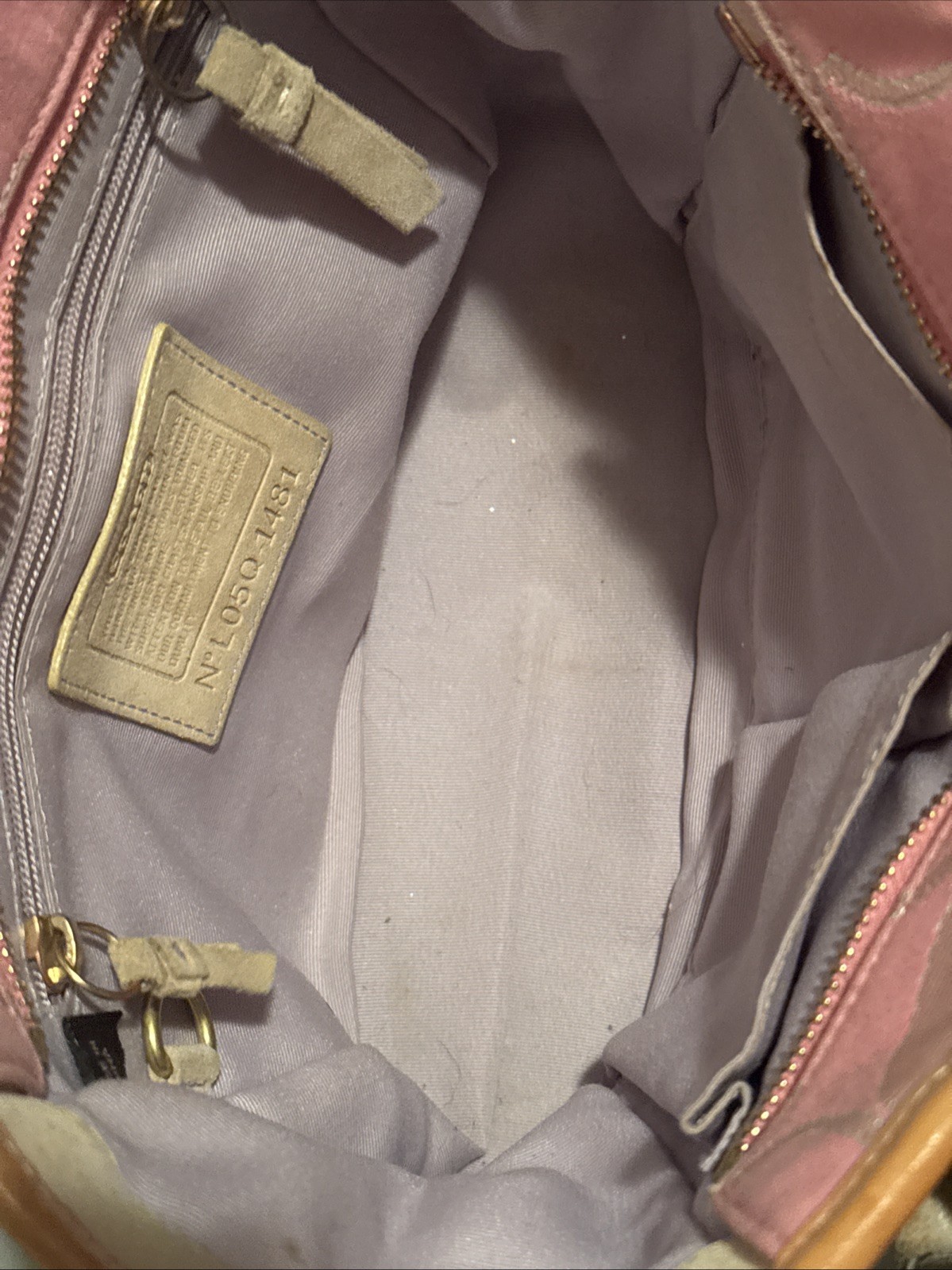 Y2K Coach Hampton Spring Patchwork Small Tote Lim… - image 5