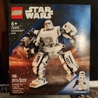 LEGO 75370 Star Wars Stormtrooper Mech Building Toy Set 138 Pieces Age 6+
