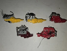 1960s 1/25 Model Car Engines Lot of 5 – Vintage Model Kit Parts - Lot A