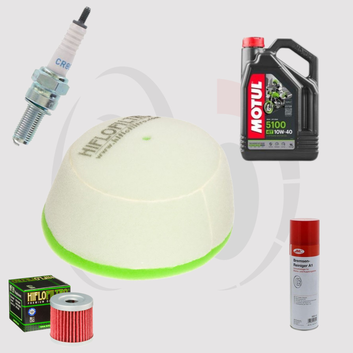 Kit entretien haut de gamme Suzuki DR-Z 400 huile Motul 5100 Ester