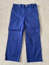 Boys Vineyard Vines Pants Size 6 Blue Adjustable Waist Dress Pant Khakis