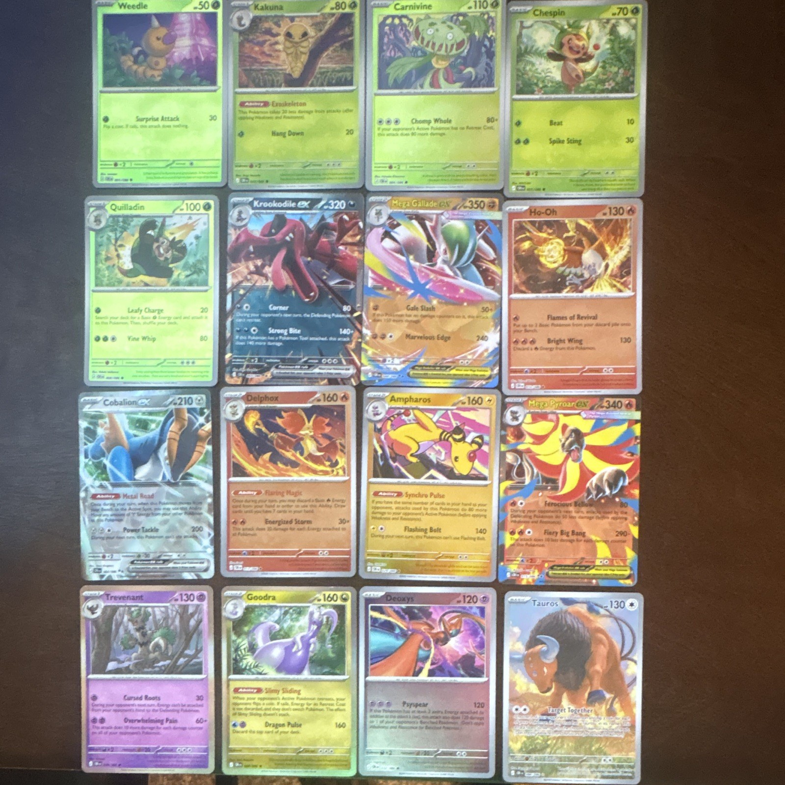 Pokemon TCG XY CHAOS Raising 16-Card English Tauros illustration and more