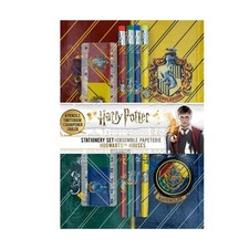 Harry Potter - Set Papeleria - Lapiceros, Cuaderno, Sacapunt