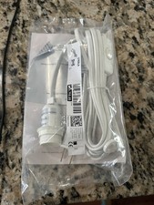 Ikea STRALA Power Cord Set for Star Shade No Bulb 157", White 903.715.05 - NEW