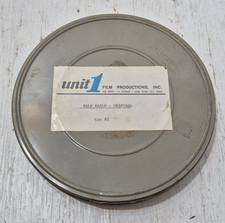 Vintage Film Reel Unit 1 Productions Bald Eagle Original Can 2 Bird Wildlife
