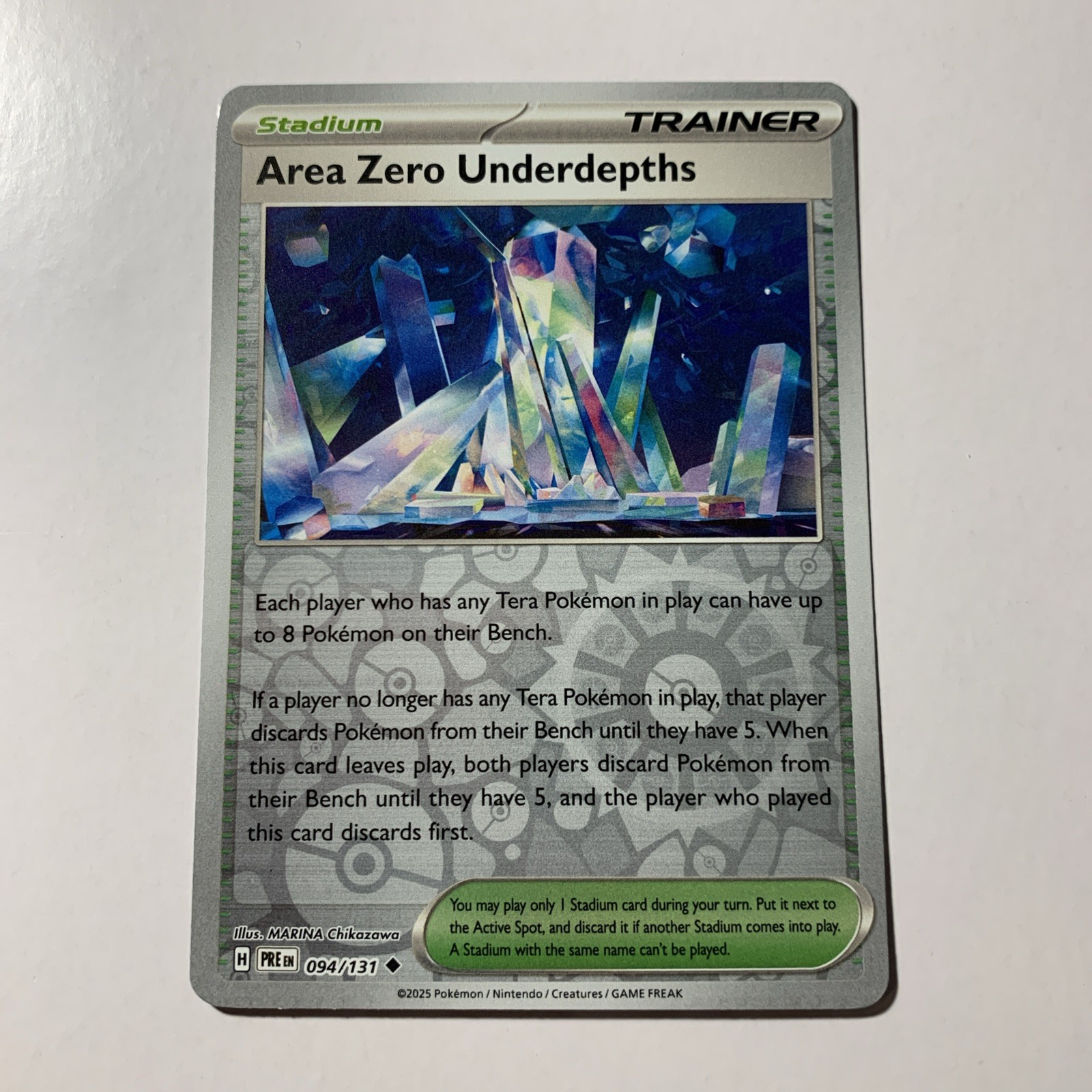 Area Zero Underdepths #094/131 SV: Prismatic Evolutions Reverse Holo - Pokemon
