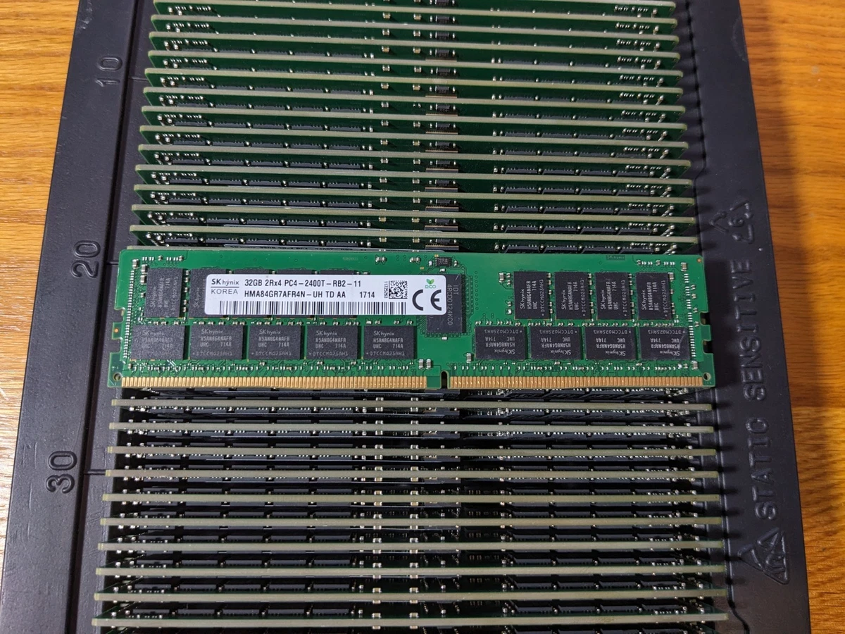 PC4-19200 (DDR4-2400) Bus Speed Server RAM 32 GB Capacity per