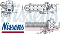 Nissens 989413 KüHler FüR AbgasrüCkfüHrung