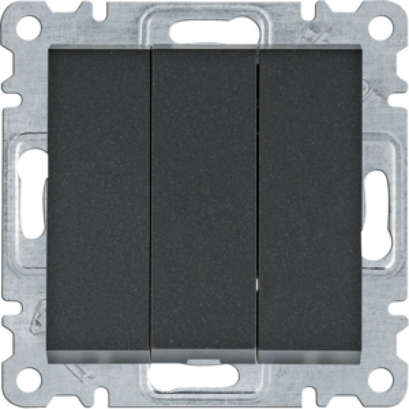 Lumina Verbinder 3-Tasten 3-polig schwarz WL0073 - Bild 2