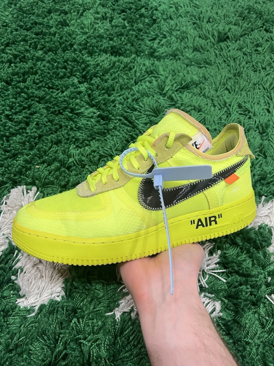 Nike Air Force 1 Low White Volt | eBay