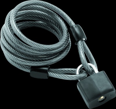 BikeMaster Bully Lock Cable w/ Padlock - 10mm 132204