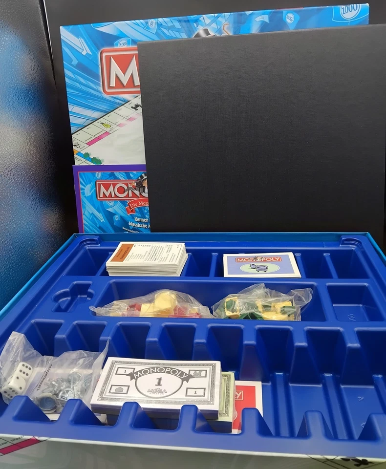Monopoly Die Mega Edition Gesellschaftsspiel vollständig teilweise neu - Bild 3 von 3