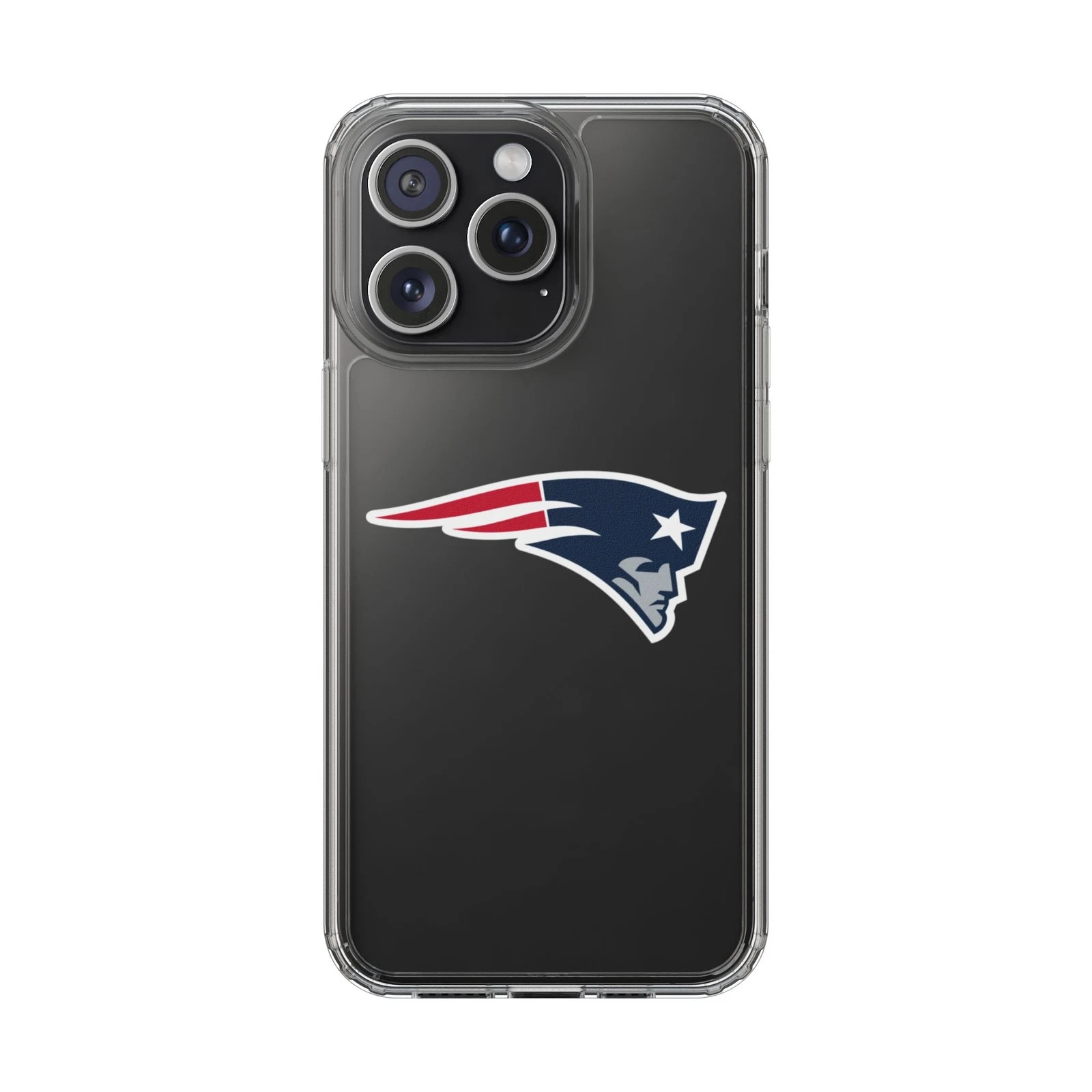 New England Patriots Clear Phone Case for iPhone