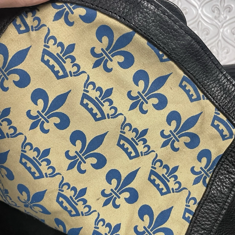 Bolso Mensajero Gianni Bini Western Hebilla Sillín Bandolera Cuero Negro Y2K Foto 4 de 4