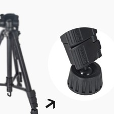 3Pcs/Pack 15mm ID Rubber Tripod Feet, Tripod Replacement Parts, Black new 