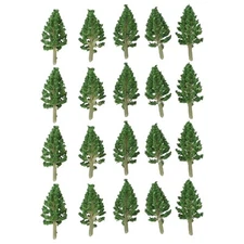 Add a Touch of Greenery to Your Landscape with 20 Handmade 6cm Pine Trees