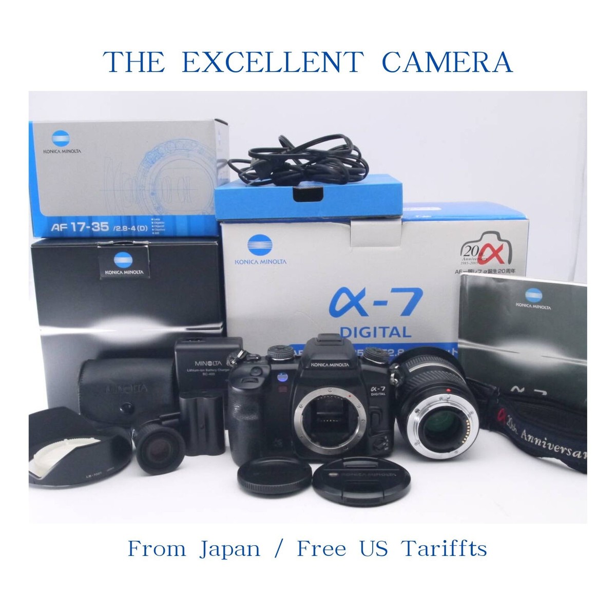 α-7 MINOLTA DIGITAL KONICA 公式通販 Minolta Digital ボディ Konica