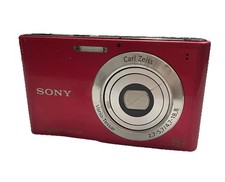 Sony Cyber Shot DSC-W330 Digital Camera Red For Parts Only No Battery Door