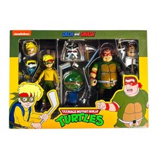 NECA TMNT Zach and Smash 2-Pack Action Figures Nickelodeon Cartoon Series NEW