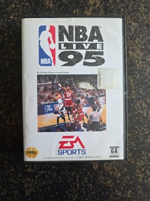 Sega Genesis MD NBA Live 95 Basketball Video Game OVP + Handbuch US-Version