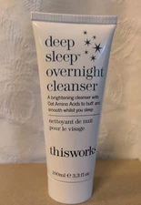 Thisworks Deep Sleep Overnight Cleanser Oat Amino Acids  3.3 oz/ 100 ml w/ seal